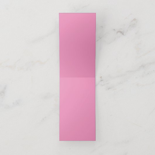 Roze #EF8484, Cadillac Roze Afsprakenkaart (Binnenkant ongevouwen)