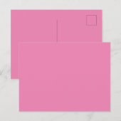 Roze #EF8484, Cadillac Roze Briefkaart (Voorkant / Achterkant)