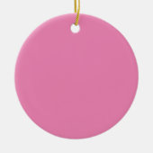Roze #EF8484, Cadillac Roze Keramisch Ornament (Voorkant)