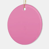 Roze #EF8484, Cadillac Roze Keramisch Ornament (Links)