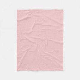 Roze effen kleur fleece deken
