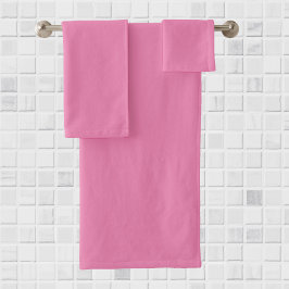 Roze : Effen uniforme kleur Bad Handdoek