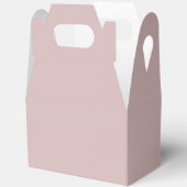 Roze effen voorkeursdoos bedankdoosjes (Open)