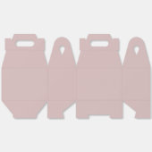 Roze effen voorkeursdoos bedankdoosjes (Ongevouwen)