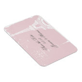 Roze Eiffeltoren bespaart de datum van het huwelij Magneet (Rechterzijde)