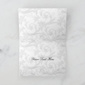 Roze Eiffeltoren Franse Dank u wel Bedankkaart (Binnen)