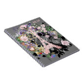 Roze Eiffeltoren  Notitieboek (Rechterzijde)