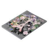 Roze Eiffeltoren  Notitieboek (Linkerzijde)