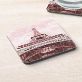 Roze Eiffeltoren, Onderzetter van Parijs-cork (Linkerzijde)