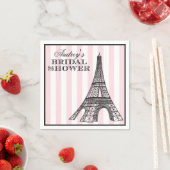 -roze Eiffeltoren Parijs Vrijgezellenfeest Servet (Insitu)