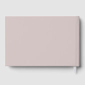 Roze Eiffeltoren Trouwdag Gastboek Gastenboek (Achterkant)