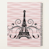 Roze Eiffeltoren Vlaanderen planner (Achterkant)