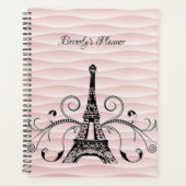 Roze Eiffeltoren Vlaanderen planner (Voorkant)