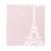 Roze Eiffeltowernotebooks Notitieblok (Voorkant)