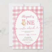 Roze Eigenzinnige Een Schattigee Chic Verjaardag Kaart (Voorkant)