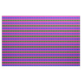 Roze, eilandgroen, blauwe bloem stof (Fat Quarter)