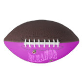 Roze Eleanor Name Logo, American Football (Voorkant)