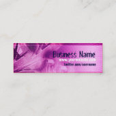 Roze Electro Scifi Profile Visitekaartje (Achterkant)