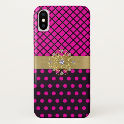 Roze Elegance Case-Mate iPhone Case (Achterkant)