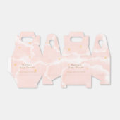 Roze Elegant Cloud Nine Stars Meisje Baby shower Bedankdoosjes (Uitgevouwen)