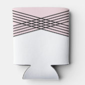 Roze Elegant Deco Afstuderen Koelbox Blikjeskoeler (Achterkant)