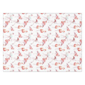 Roze Elegant Flamingo patroon Tafelkleed (Voorkant (Horizontaal))