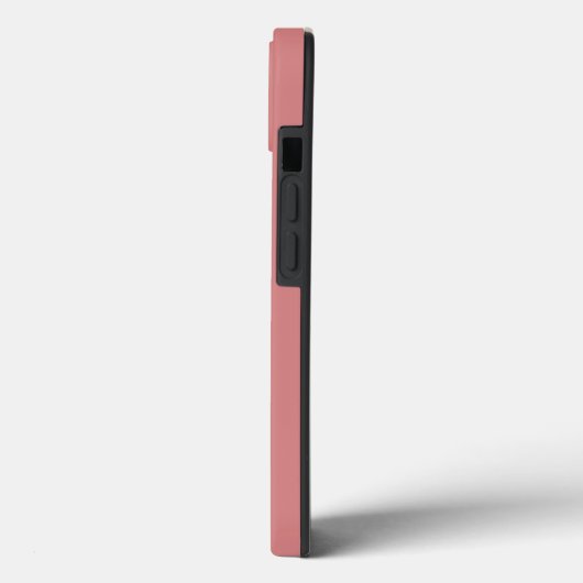 Roze Elegant Houndstooth met aangepaste tekst Case-Mate iPhone Case (Achterkant / Links)