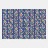 Roze Elegant Jasmijn Bloemen Patroon Set Inpakpapier Vel (Voorkant 3)