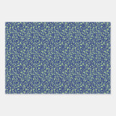 Roze Elegant Jasmijn Bloemen Patroon Set Inpakpapier Vel (Voorkant 2)