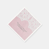 Roze Elegant Lace Paper Napkins Servetten (Hoek)