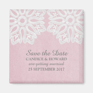 Roze Elegant Los sparen de Magnet van de Datum