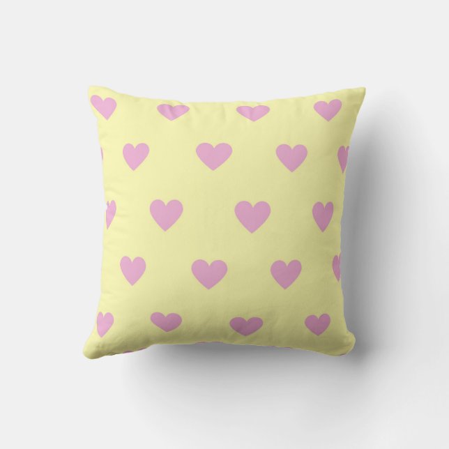 Roze Elegant Schattig Cozy Modern Romantisch Chic  Kussen (Achterkant)