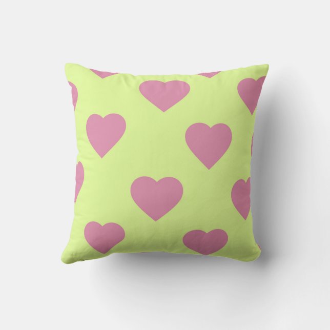 Roze Elegant Schattige Gezellig Modern Romantisch  Kussen (Achterkant)