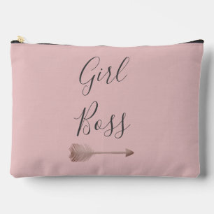 Roze Elegant Script Meisje Boss Etui