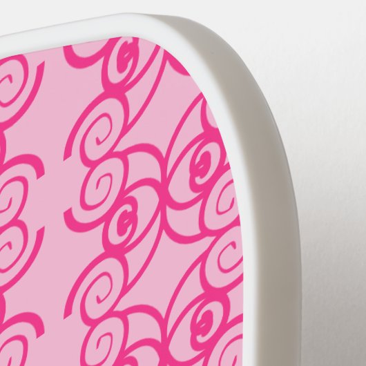 Roze Elegant Swirls Pickle Ball Pickleball Paddle (Links Detail)