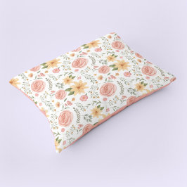 Roze Elegant  Wildflower Roos Pattern Kussensloop