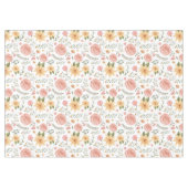 Roze Elegant  Wildflower Roos Pattern Tafelkleed (Voorkant (Horizontaal))