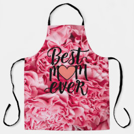  roze elegante beste mam ooit schort