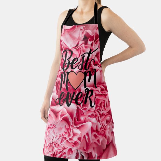  roze elegante beste mam ooit schort (Insitu)