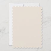 Roze elegante bruids douche uitnodiging (Achterkant)