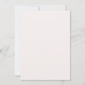 Roze elegante doucheuitnodigingen kaart (Achterkant)