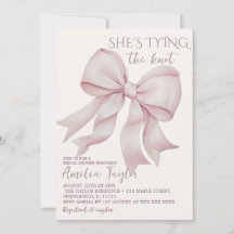 Roze Elegante Huwelijksvoltrekking Strik Bruidsfee