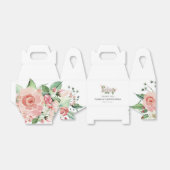 Roze Elegante Quinceañera Bedankdoosjes (Uitgevouwen)