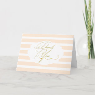 Roze Elegantie Dankkaartjes Bedankkaart