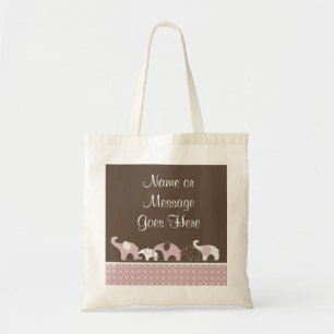 Roze Elephant Bag Tote Bag