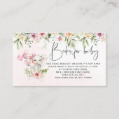 Roze Elephant-boeken voor kaart van baby (Voorkant)