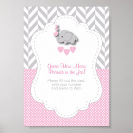 Roze Elephant Game Instruction Poster