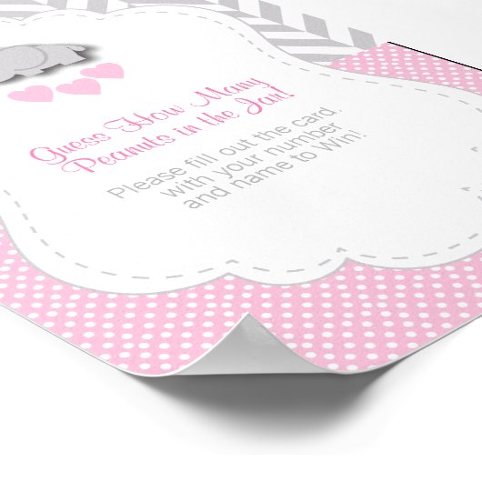 Roze Elephant Game Instruction Poster (Hoek)