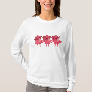 Roze ELEPHANTS T-shirt