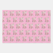 Roze, ellephant Design Wrapping Paper (Voorkant)